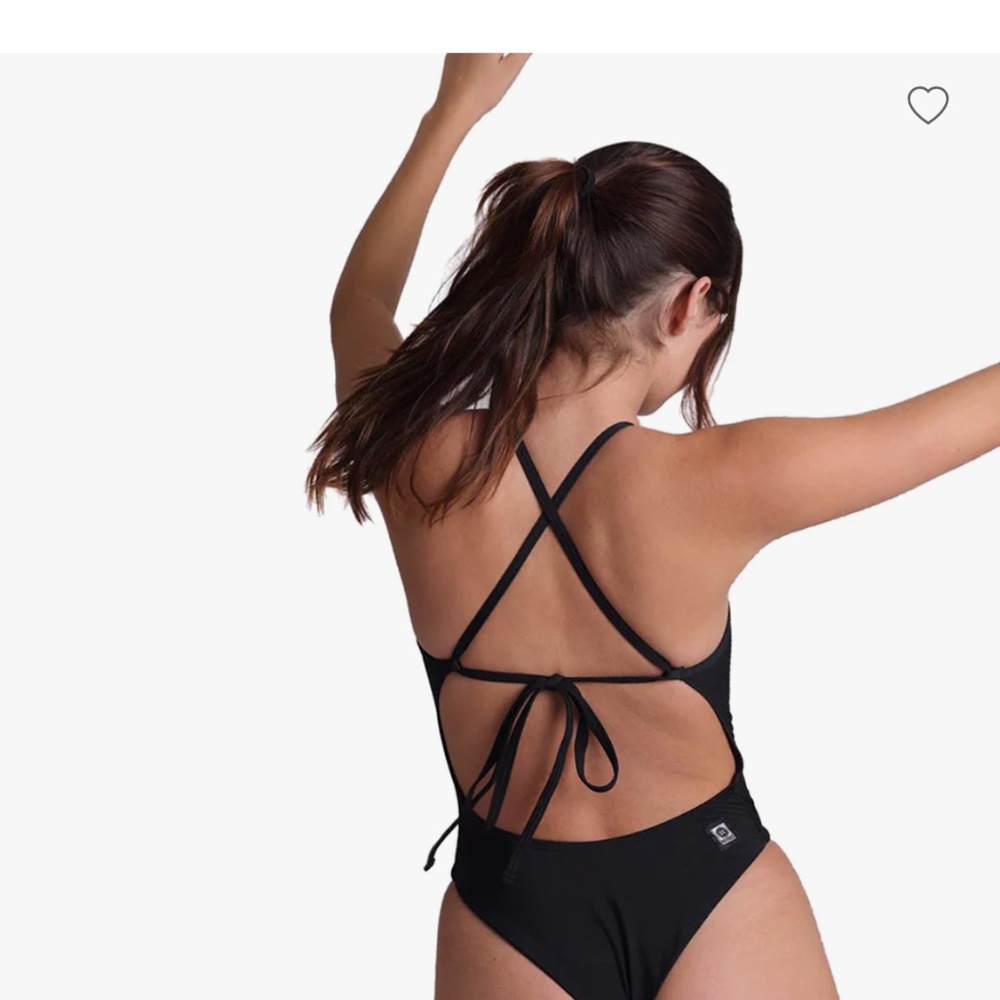 Jolyn one-piece black bathing suit - size 28